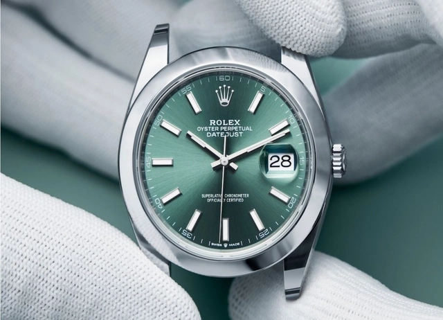 Detail der Rolex Oyster Perpetual Datejust