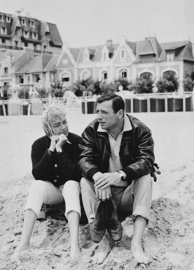 Simone Signoret und Yves Montand