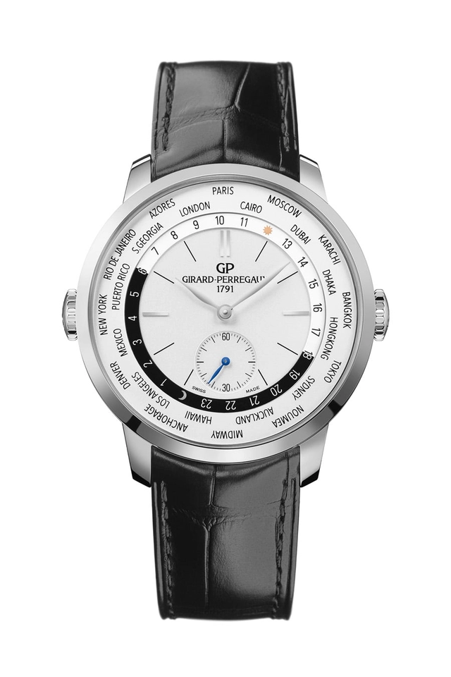 Girard-Perregaux: 1966 WW.TC in Edelstahl mit Alligatorlederband