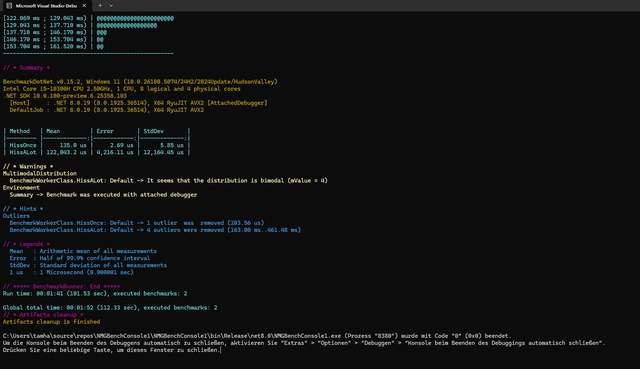 Nach dem Konzert folgt die Analyse (Bild 2)