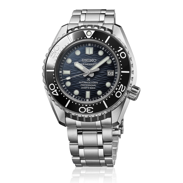 Seiko-Marinemaster 1968 Heritage Automatic Diver 60th Anniversary Limited Edition-Front.jpg Seiko Marinemaster 1968 Heritage Automatic Diver‘s 60th Anniversary Limited Edition, Referenz SLA081, Titanuhr