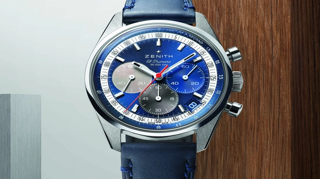 Zenith Chronomaster Original mit blauem Zifferblatt