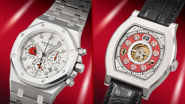 Maßgefertigte Uhren, die Formel-1-Legende Michael Schumacher geschenkt wurden.
