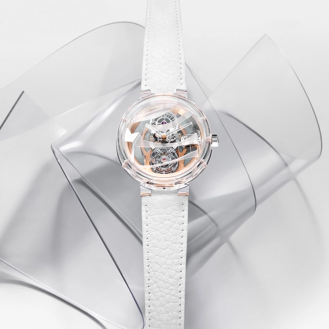 Louis Vuitton Tambour Moon Flying Tourbillon Sapphire Frank Gehry Louis Vuitton Tambour Moon Flying Tourbillon Sapphire Frank Gehry