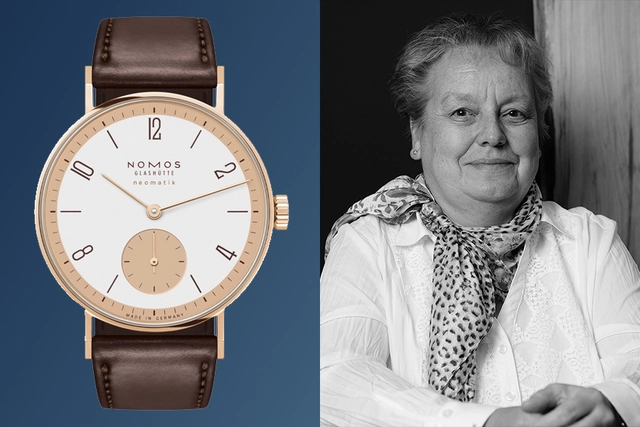 Nomos Glashütte Tangente Neomatik Rose Gold, Reference 160.S1, Martina Richter