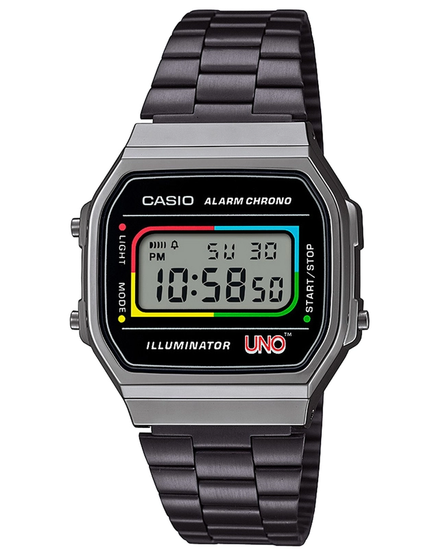 Casio Vintage X Mattel – Uno A168WEUC-1AER