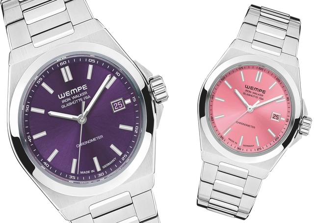 Beide Uhren der neuen Wempe Iron Walker Berry Collection