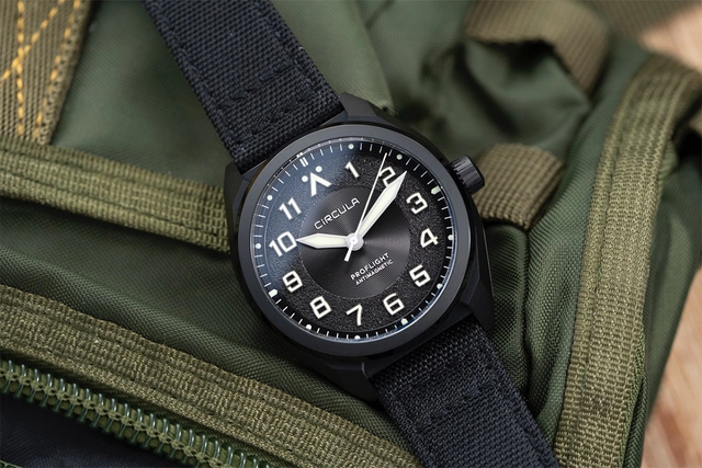 Circula – ProFlight Circula – ProFlight, schwarze Fliegeruhr