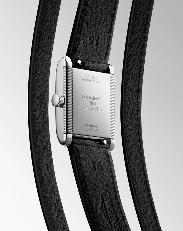 Longines Mini DolceVita schwarz Rückseite