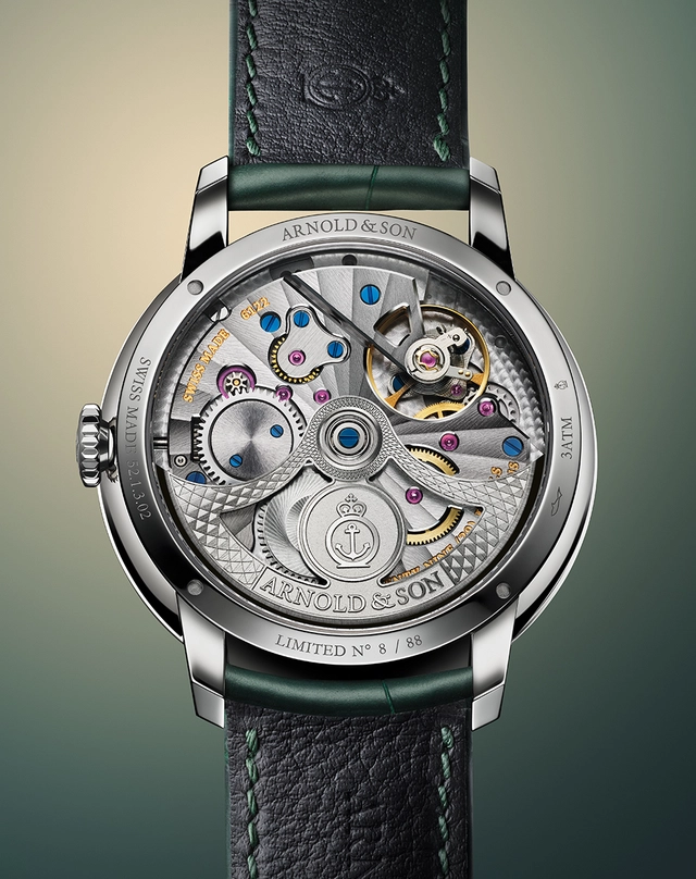 Arnold & Son – Globetrotter 42 Steel, Weltzeituhr Automatikkaliber