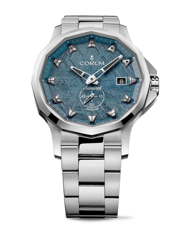 Corum-Admiral-42-Automatic-mit-blauem-Meteoritenzifferblatt.jpg Corum Admiral 42 Automatic mit blauem Meteoritenzifferblatt