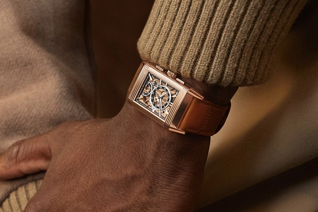  Jaeger-LeCoultre Reverso Tribute Chronograph 18 Karat Rotgold