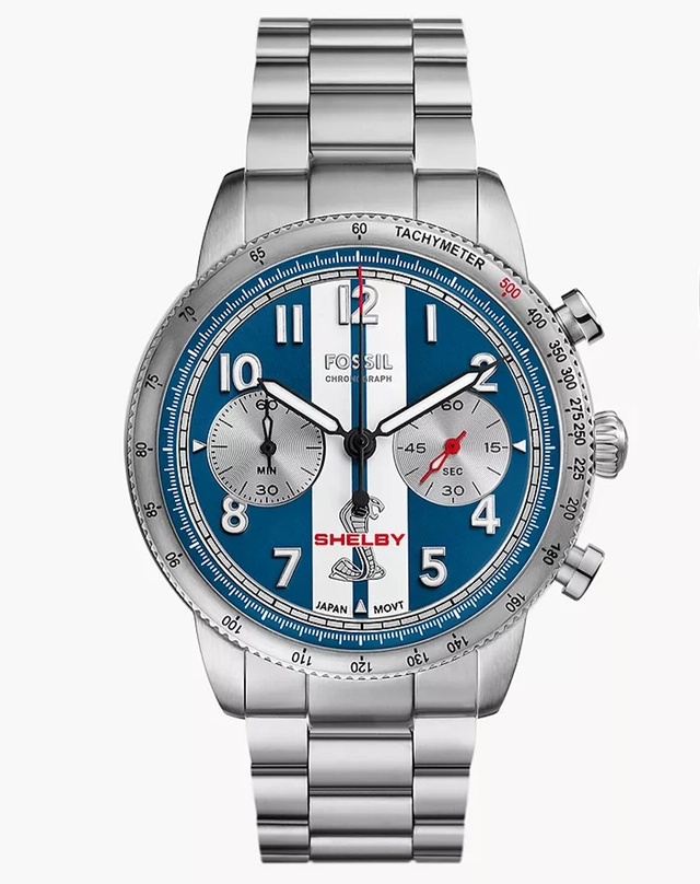 WatchTime-ShelbyXFossil–GrandTourerLimitedEdition-Freisteller.jpg Shelby X Fossil – Grand Tourer Limited Edition, Chonograph aus Edelstahl