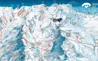 Pistenplan Monterosa Ski.