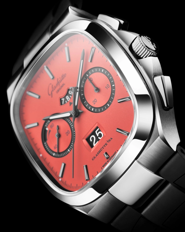 Glashütte Original Seventies Chronograph Panoramadatum Watermelon