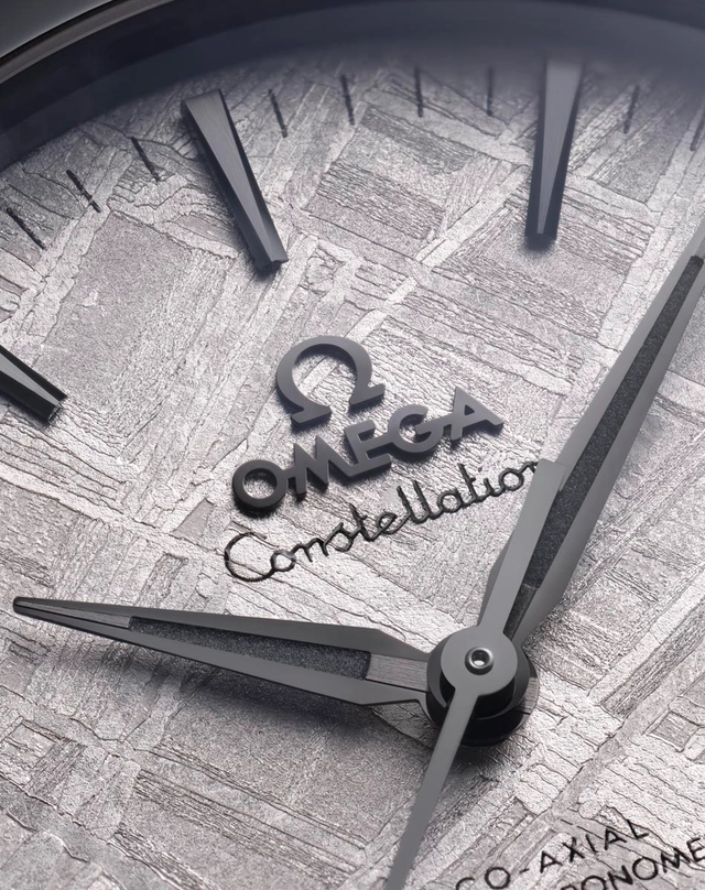 Watchtime-Omega-Constellation-Meteorite-detail.jpg Jedes Zifferblatt einer Omega Constellation Meteorite ist anders