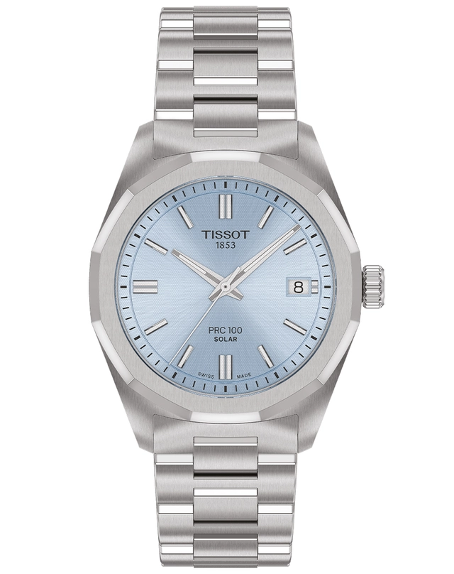 Tissot – PRC 100 Solar 34 mm Tissot – PRC 100 Solar 34 mm, Edelstahluhr mit Solarkaliber