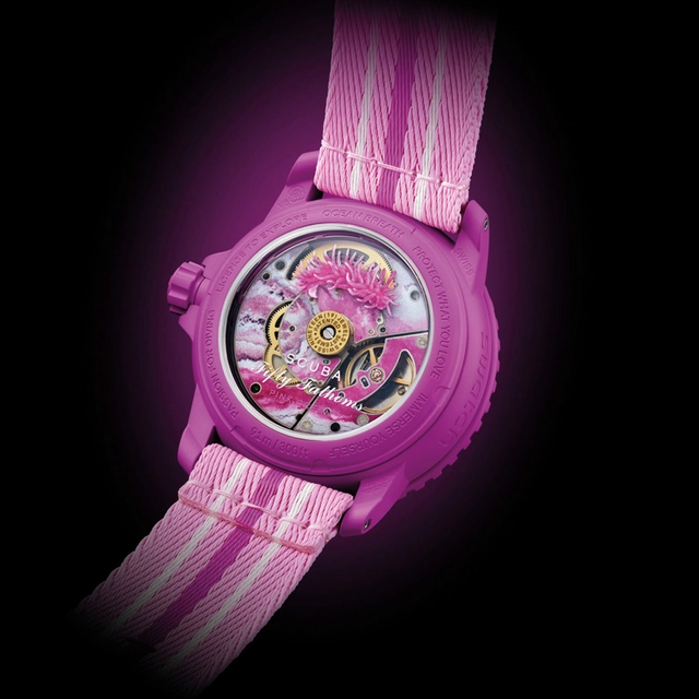 Swatch x Blancpain Bioceramic Scuba Fifty Fathoms Pink Ocean Swatch x Blancpain Bioceramic Scuba Fifty Fathoms Pink Ocean