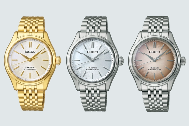 02_Seiko-presage-classics_36 mm-SPB524J1.jpg Frontalansicht der Seiko Presage Classic Series 36 mm