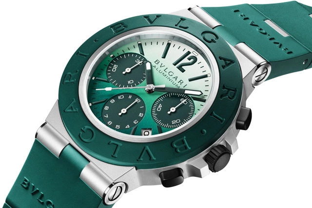 Bulgari: Aluminium Chronograph Smeraldo