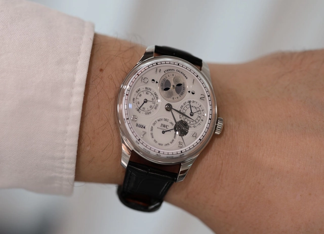 IWC Portugieser Eternal Calendar Wristshot Roger