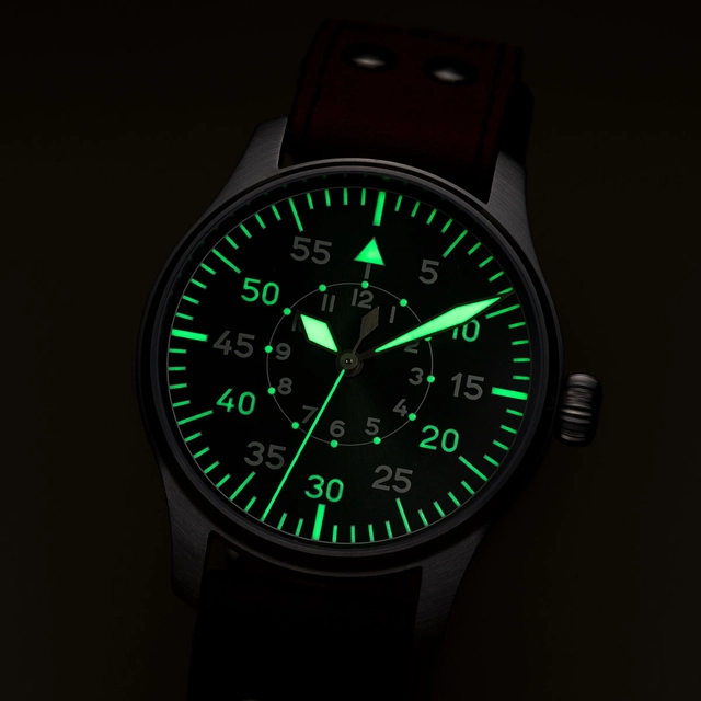 Leuchtkraft dank Superluminova C3: Stowa Flieger Klassik 40 Baumuster B