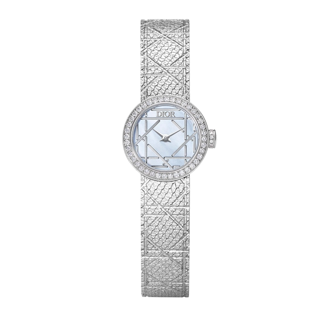 La D My Dior Uhr mit Stahlgehäuse und grauem Zifferblatt, Referenz CD04011X1544 La D My Dior Uhr mit Stahlgehäuse und grauem Zifferblatt, Referenz CD04011X1544