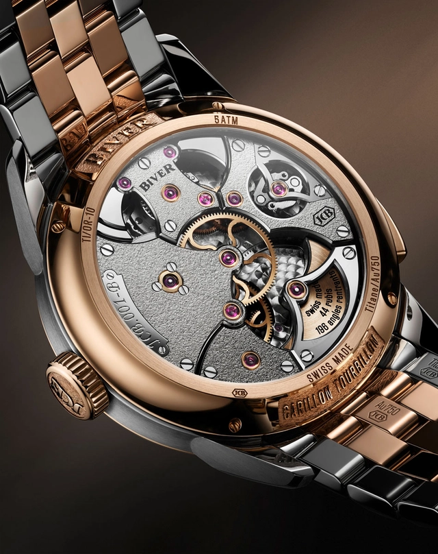 Biver Carillon Tourbillon Signature Series Two-Tone Werk Biver Carillon Tourbillon Signature Series Two-Tone Werk