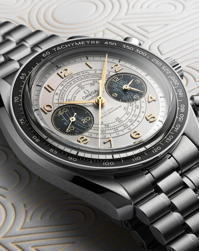 Omega: Speedmaster Chronoscope Paris 2024 in Edelstahl mit Edelstahlband