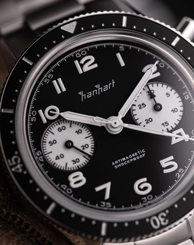 Hanhart 415 ES Reverse Panda Detail