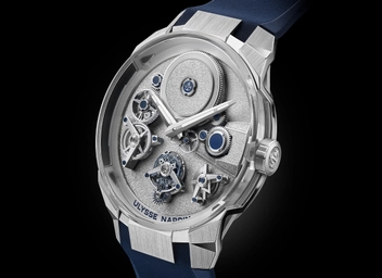 Ulysse Nardin – Blast Free Wheel Maillechort, Weißgolduhr mit Tourbillon