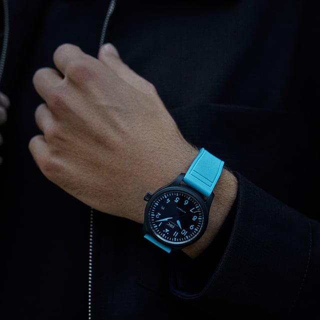 IWC Pilot’s Watch Automatic 41 George Russell, Referenz IW328107, Wristshot