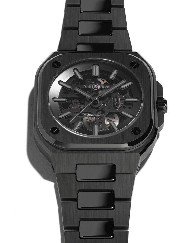 Bell & Ross – BR-05 Skeleton Phantom Ceramic, schwarze Keramikuhr mit Skelettierung Bell & Ross – BR-05 Skeleton Phantom Ceramic, schwarze Keramikuhr mit Skelettierung