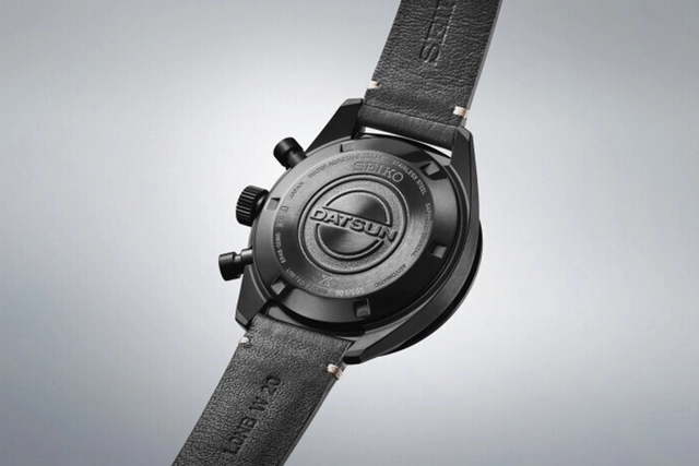 Seiko Speedtimer Mechanical Chronograph Datsun Limited Edition (SRQ057) Gehäuseboden