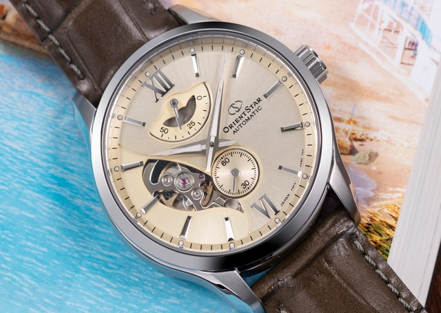 Zifferblatt der neuen Layered Skeleton von Orient Star