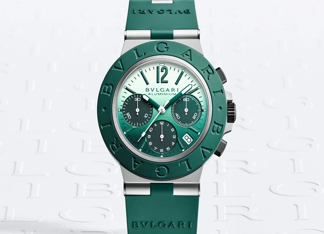 Bulgari: Aluminium Chronograph Smeraldo