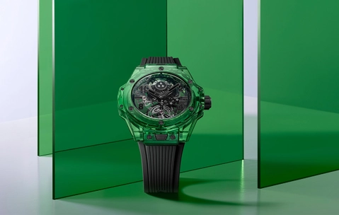  Hublot Big Bang Tourbillon Green Saxem