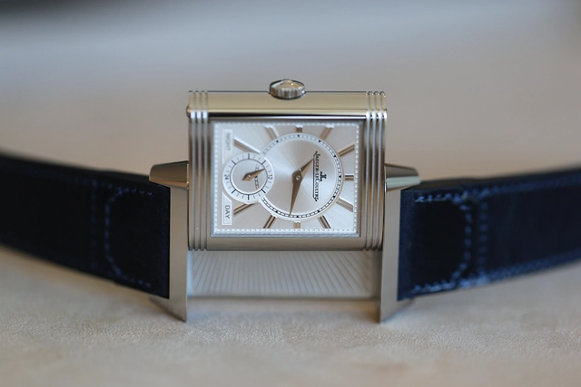 Jaeger-LeCoultre Reverso Tribute Duoface Small Seconds Rückseite mit Tag-Nacht-Anzeige