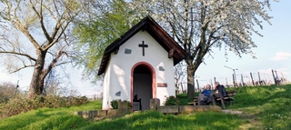 Eine Kapelle im Rheingau in Hessen.