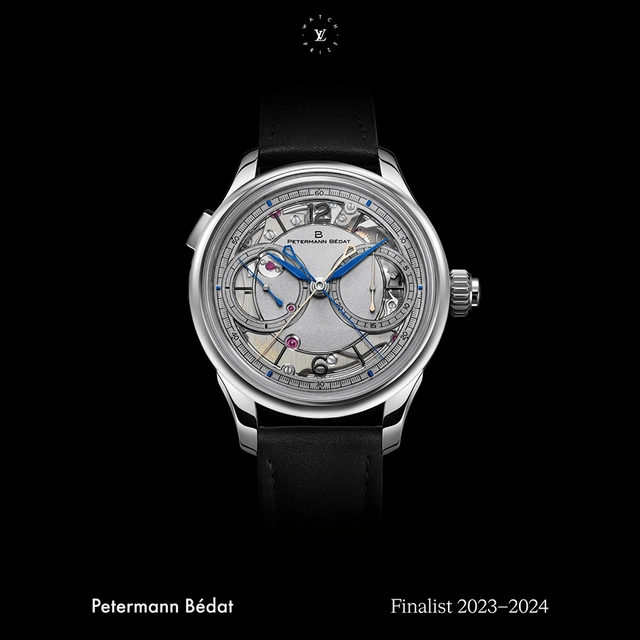 Petermann Bédat Reference 2941 monopusher split-seconds chronograph in Platin" width="578" height="578