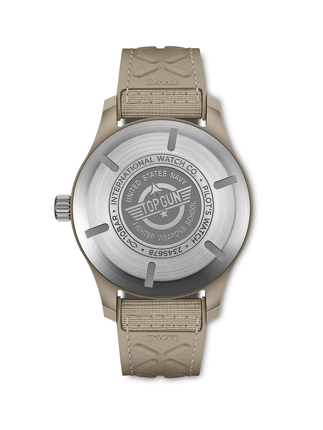 IWC_Pilots_Watch_Automatic_41_TOP_GUN_Mojave_Desert_Back IWC Pilot's Watch Automatic 41 TOP GUN Mojave Desert, Gehäuseboden
