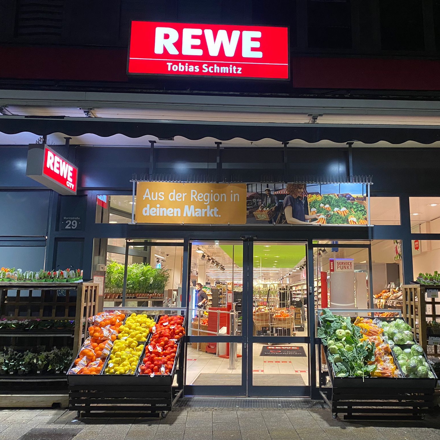 REWE Markt Mönchengladbach / Rheydt - Marktstr. 29