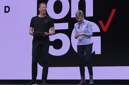 Verizon CEO Hans Vestberg, deeply integrated into his pants. 