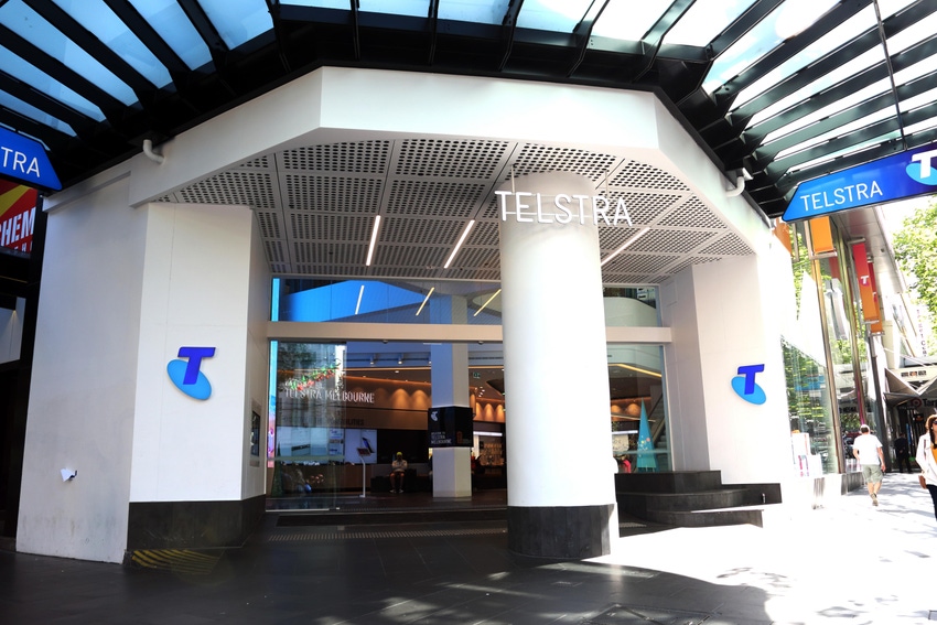 Telstra store in Melbourne, Australia