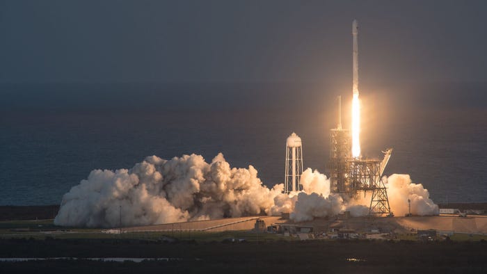 SpaceX satellite launch. (Source: SpaceX via SES media kit).