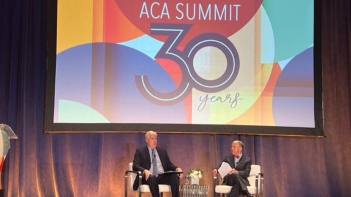 Kinkoph and Cohen at the ACA Connects Summit in Washington, DC, on March 1, 2023.