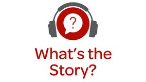 What's the Story podcast logo