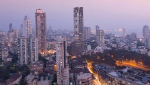 Skyline of Mumbai, India