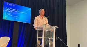 Globalstar CEO Paul Jacobs speaks at a recent industry gathering.