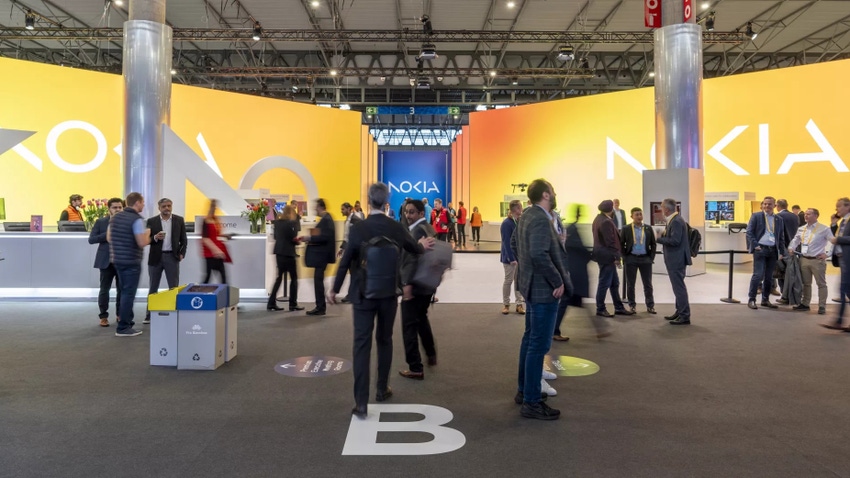 Nokia's booth at MWC 2024